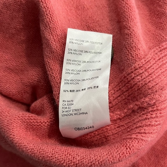 Anthropologie Margarita Mock Neck Tunic - Coral - Picture 10 of 10